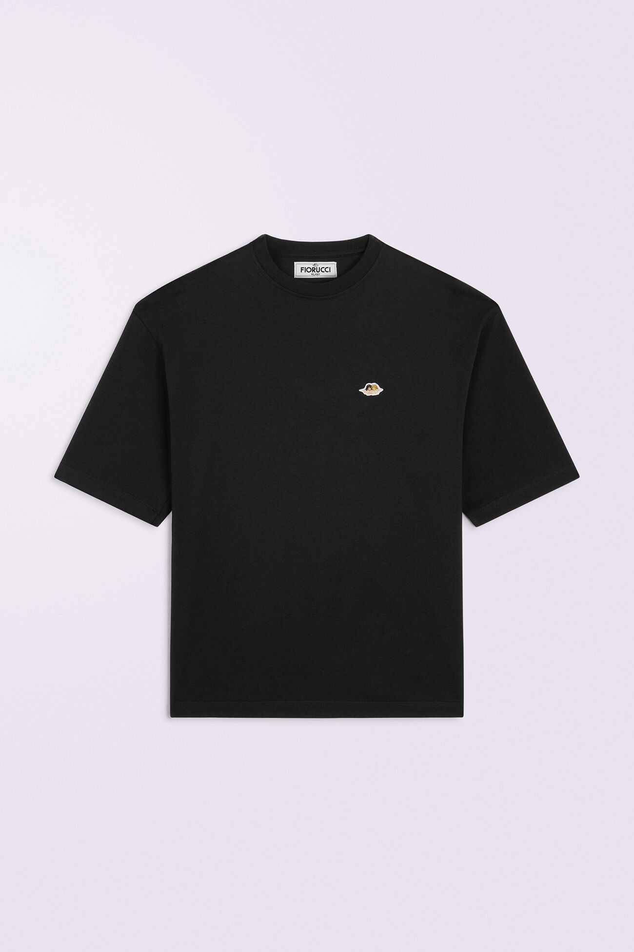 Angels Patch Relaxed T-Shirt Black